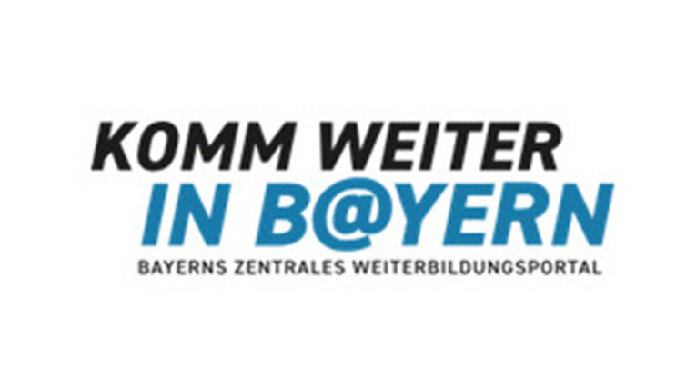 Logo Komm weiter in Bayern