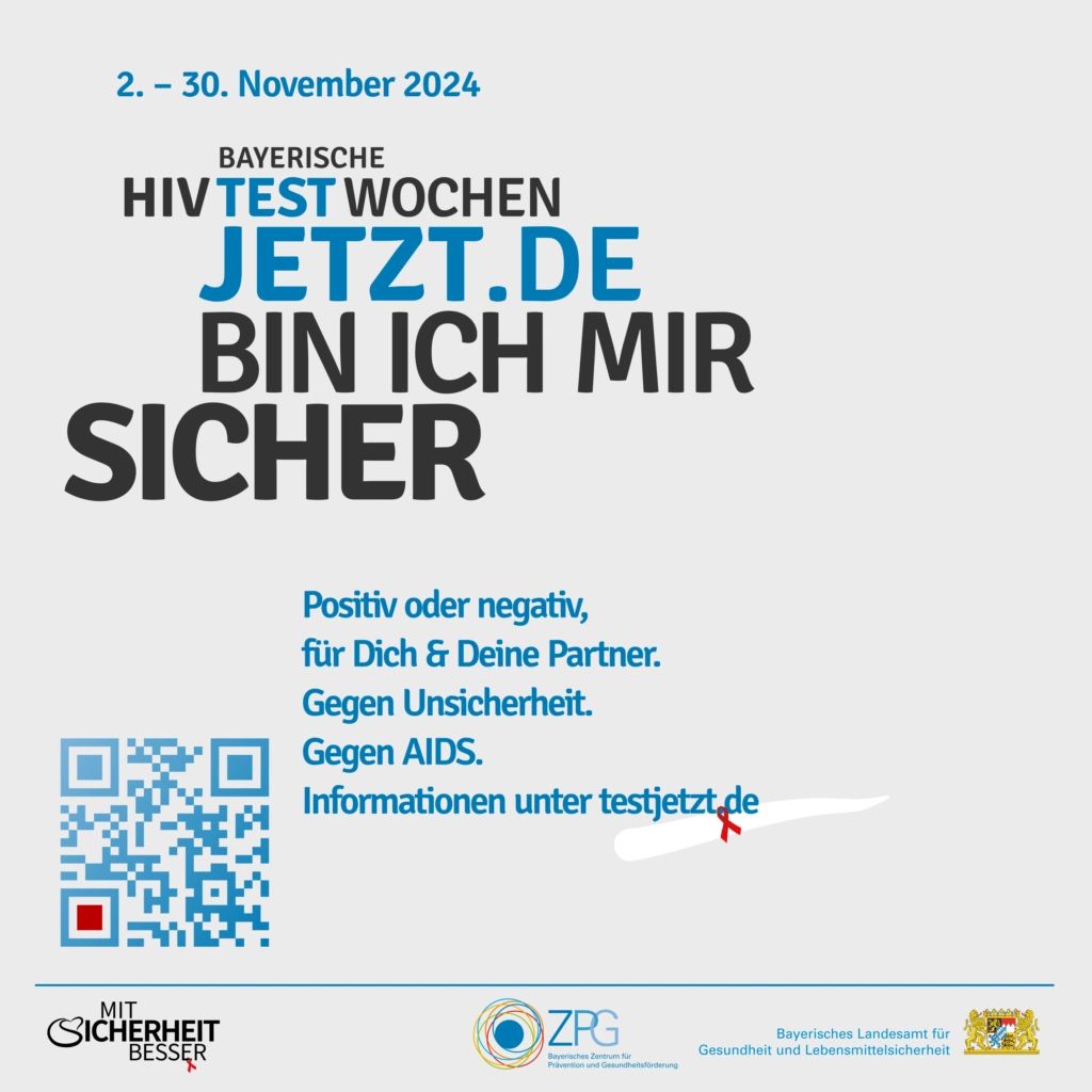 ein Plakat HIV-Testwoche