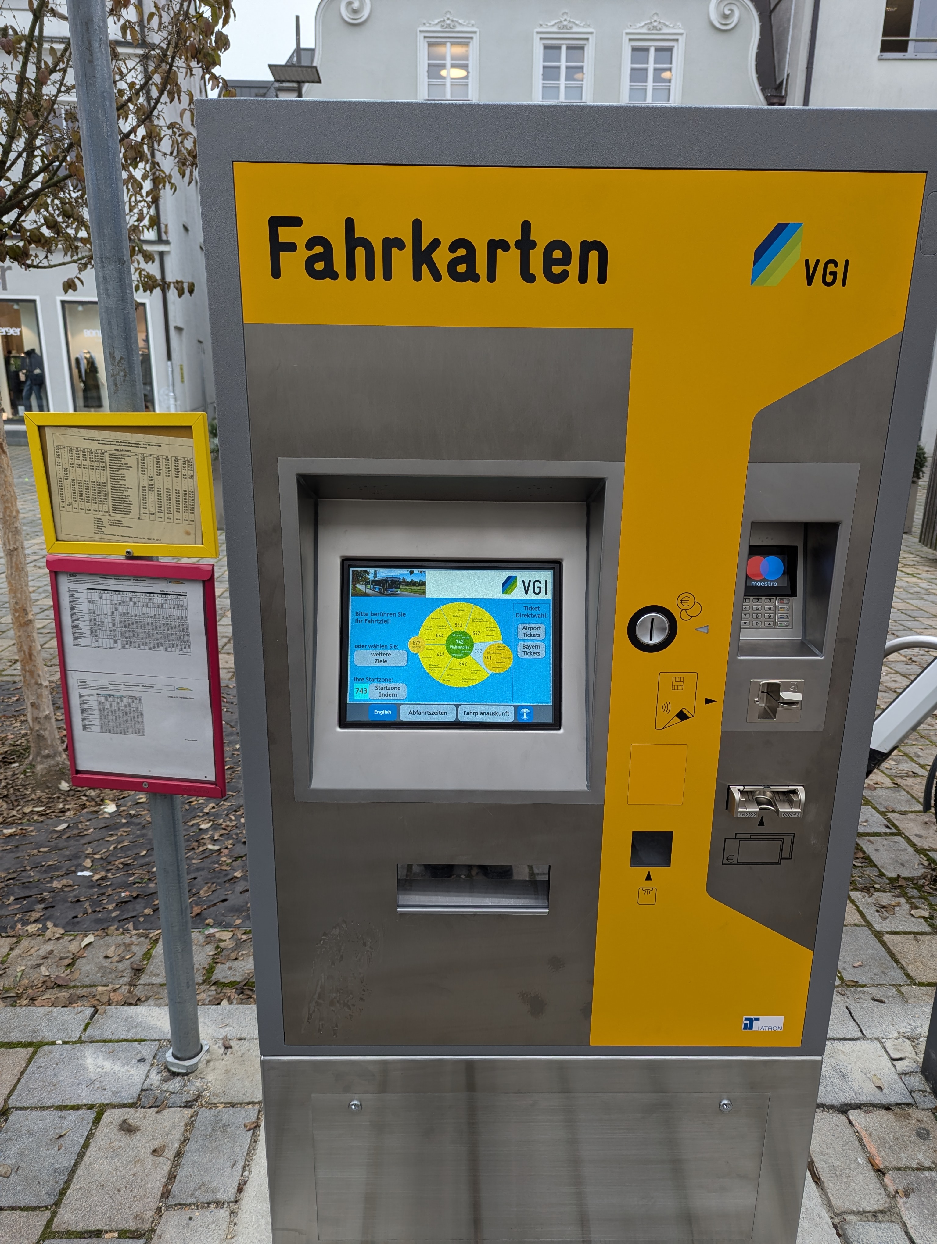 Nun auch VGI-Fahrkartenautomaten in Pfaffenhofen und Wolnzach