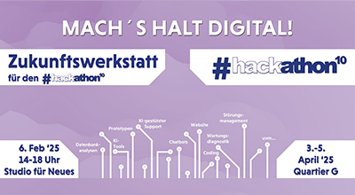 Zukunftswerkstatt für den Hackathon10 am 6. Februar 