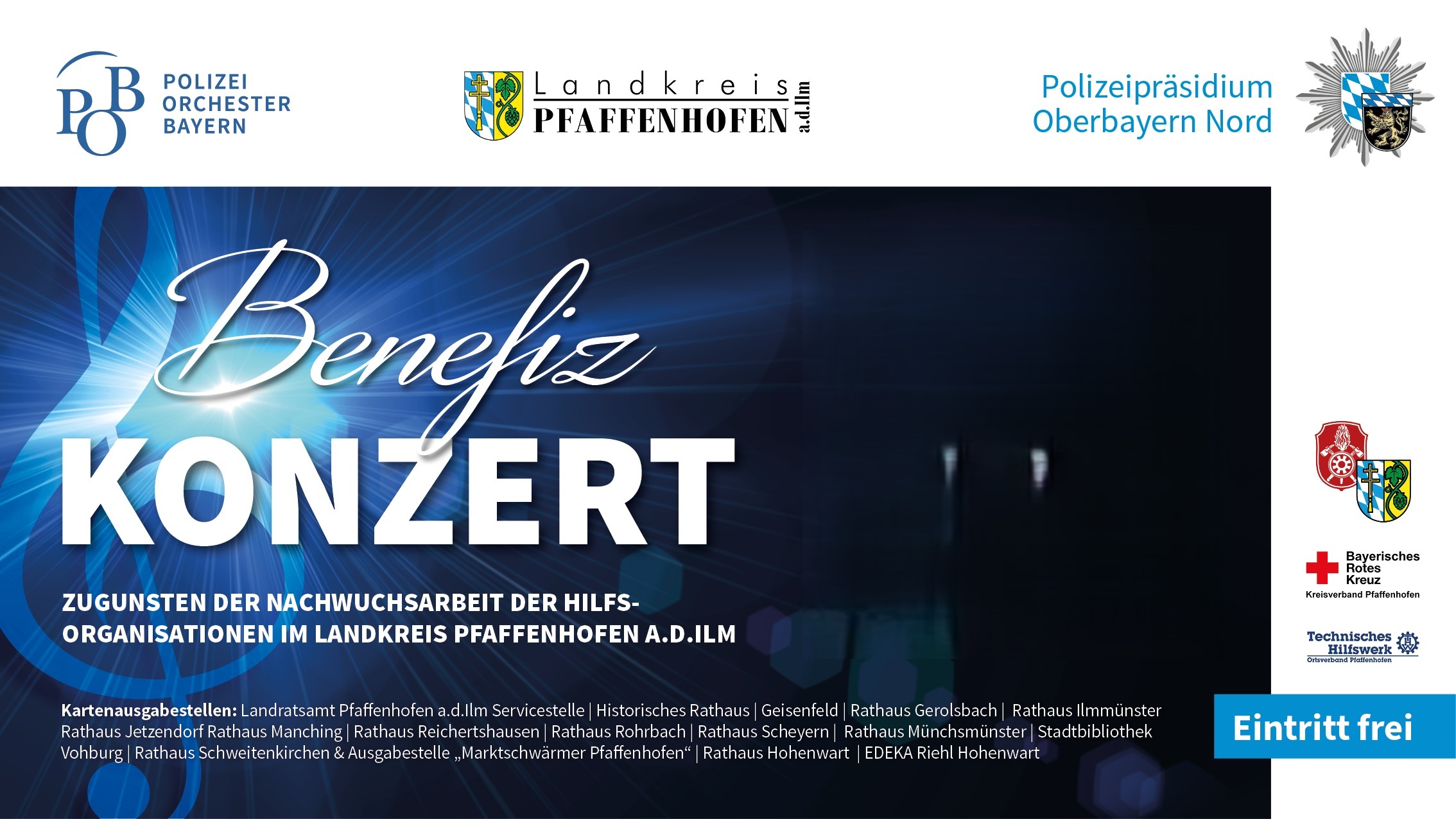 ein Plakat Benefizkonzert