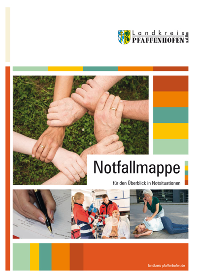 Vorsorgen mit der Notfallmappe des Landkreises